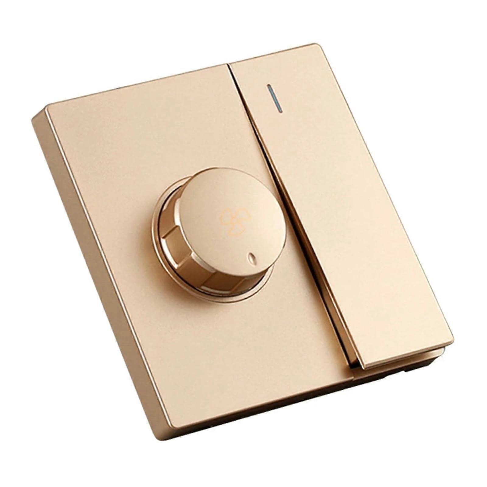 Ceiling Fan Speed Controller with Stepless Control and Heat Resistant Knob  Gold