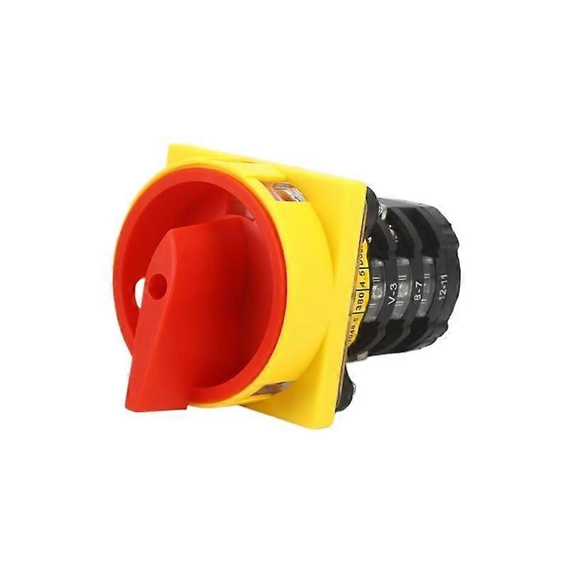 25A 3 Pole Cam Switch with Padlock Safety Lockout, ONOFFON Rotary Changeover Control