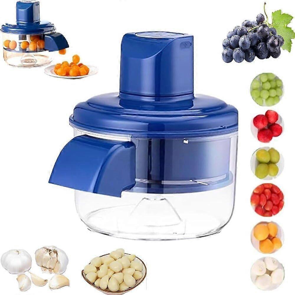 Electric Fruit and Vegetable Peeler with Fast Precision Peeling, Rechargeable USB, Easy Clean Blue
