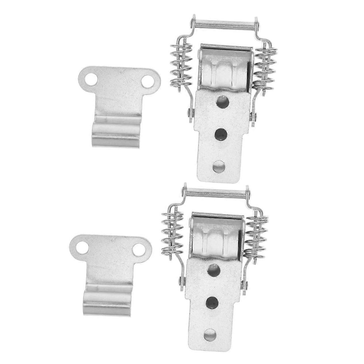 2pcs Heavy Duty Toggle Latch Spring Buckle Lock for Cabinet Toolbox Storage Box Secure Metal Catch