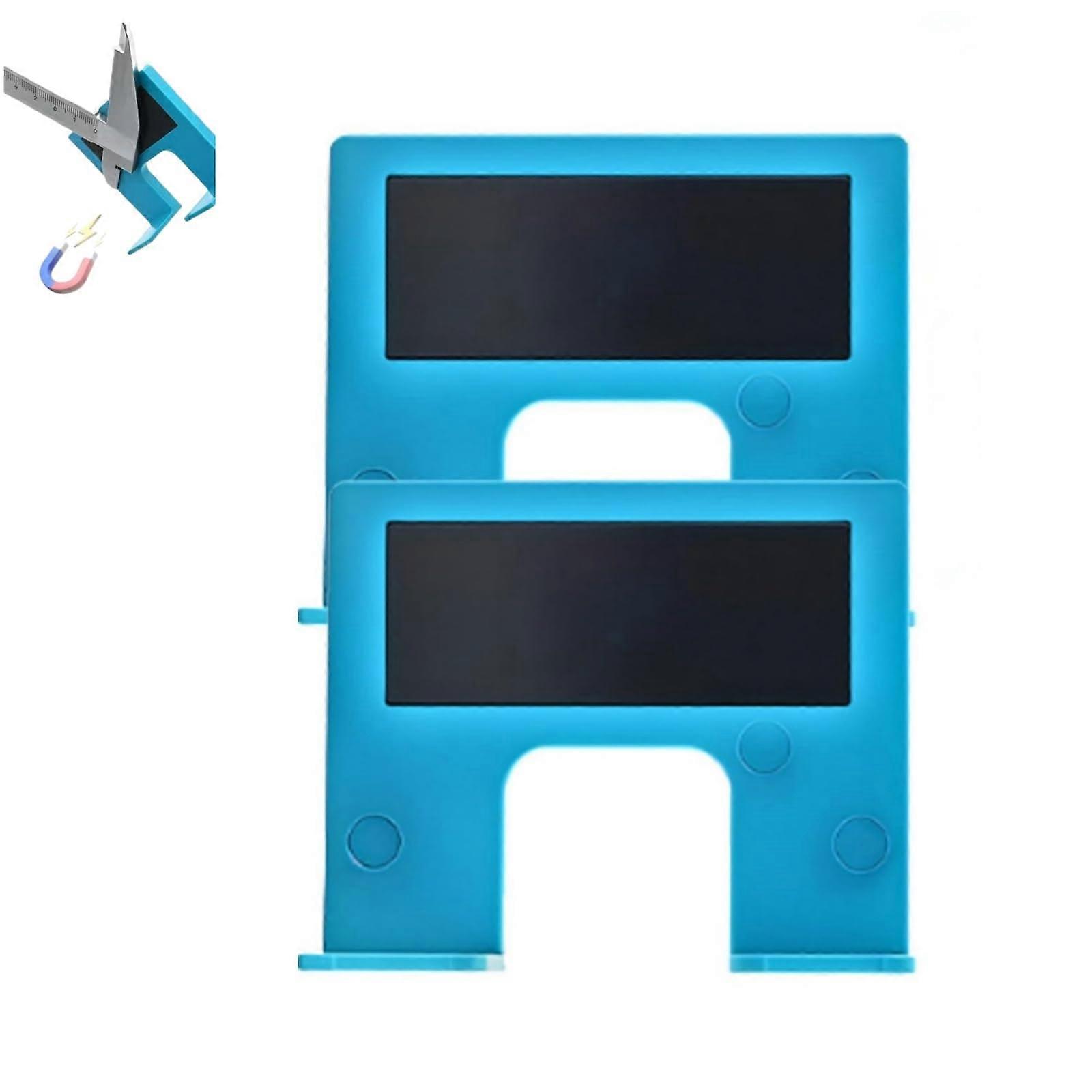 Magnetic Door Hinge Installation Tool with Precision Alignment and Adjustable Jig Guide, 2 Pcs