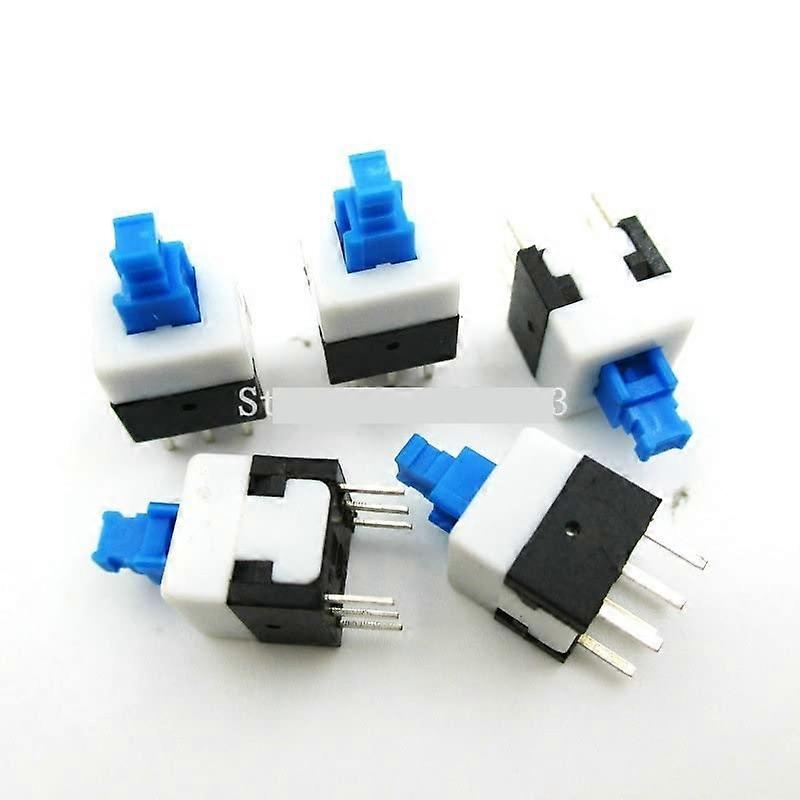 Rocker Switch 20PCS 8x8mm 6Pin SelfLock On/Off Tactile Push Button Micro Power Switch