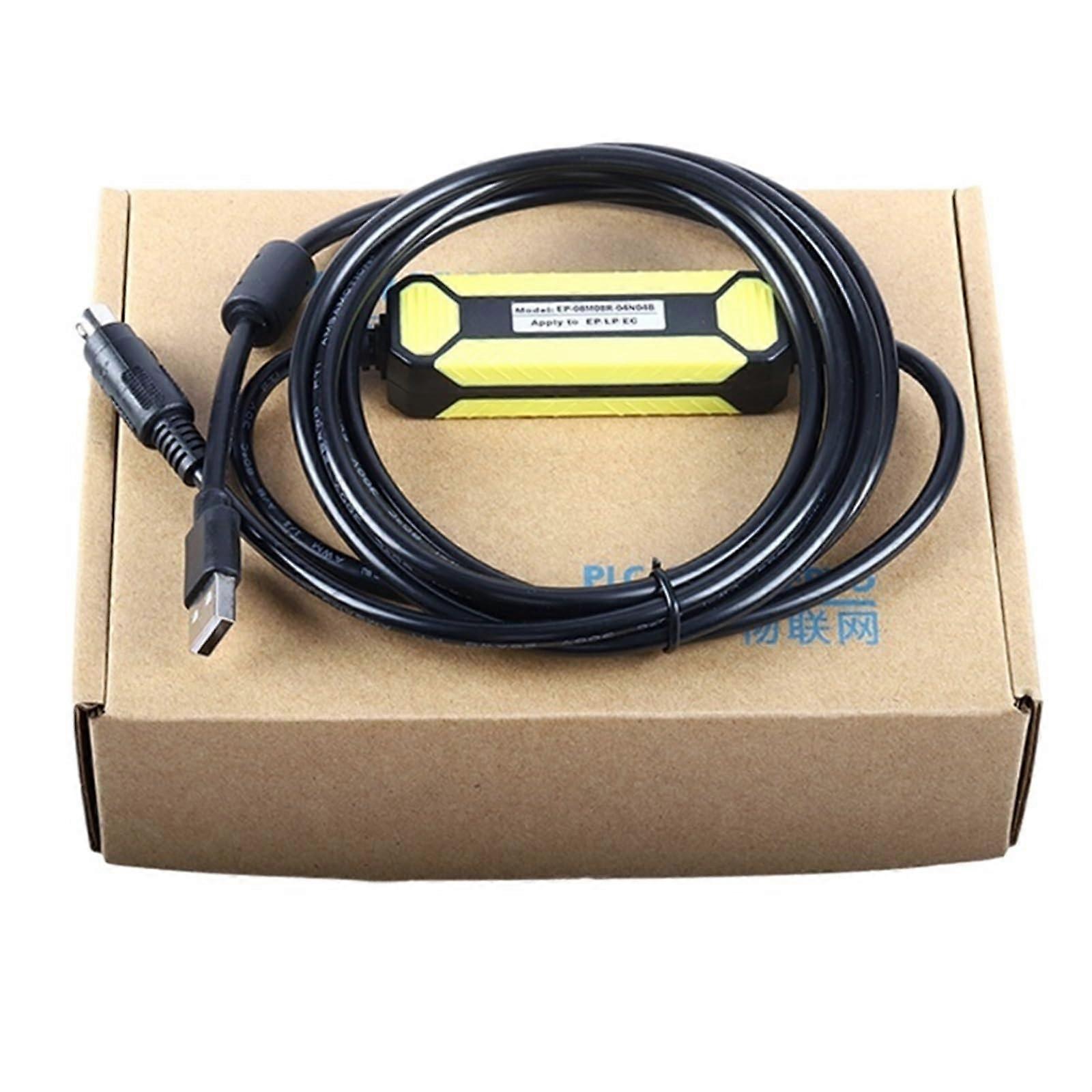 PLC Programming Cable EP08M08R04N04B for EP LP EC Series with Stable Data Transfer