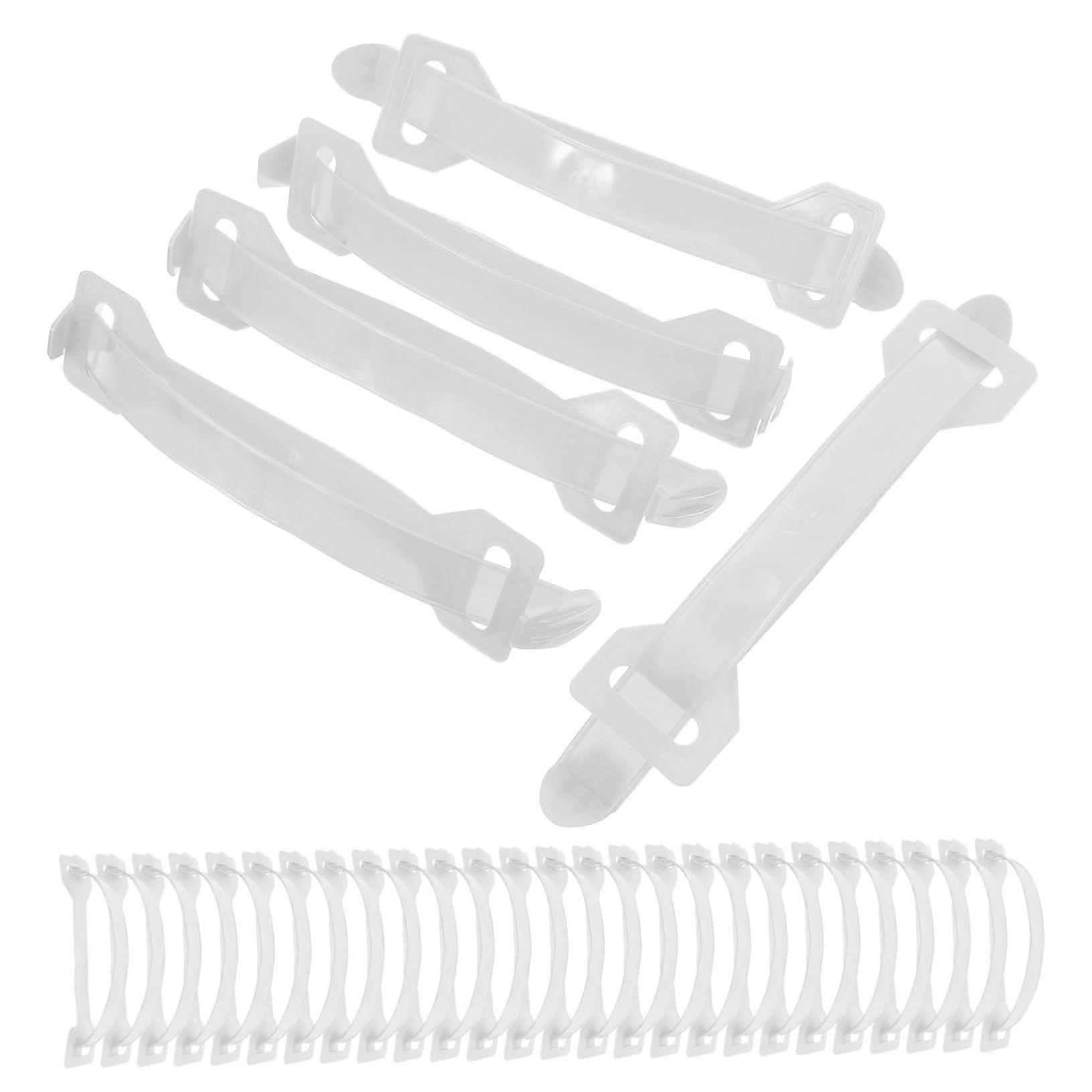 100pcs Box Carrying Handles with Ergonomic Grip, Reusable PE Moving Box Handles for Heavy Objects