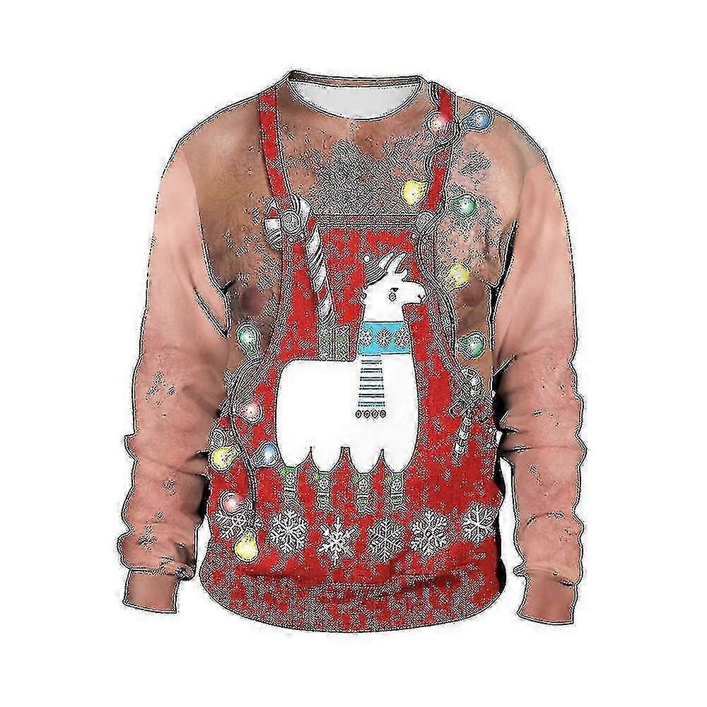Christmas Sweater Spoof Pullover Couple Sweater