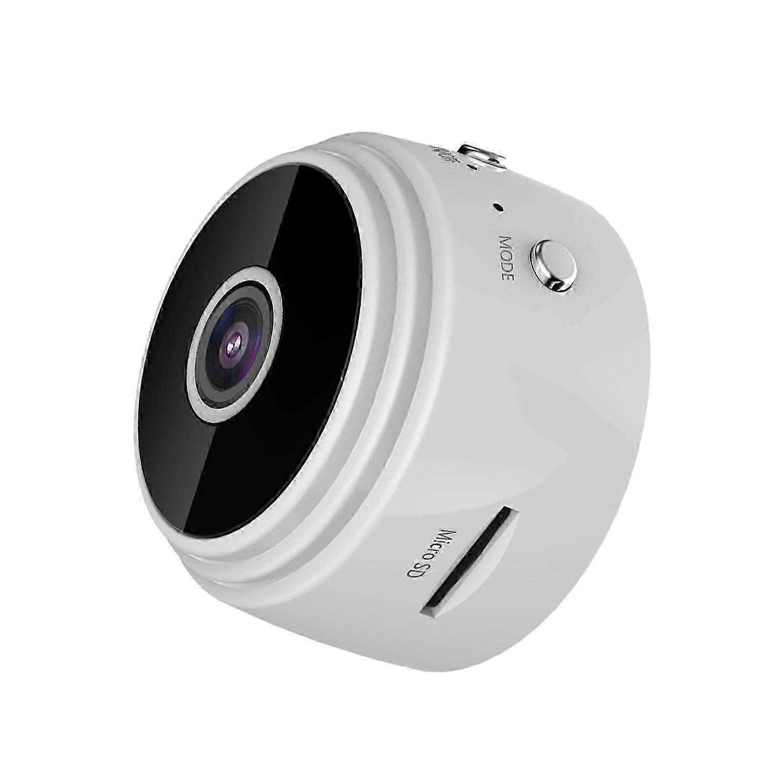 (White)1080p Wifi Mini Camera Video Cam Camcorder