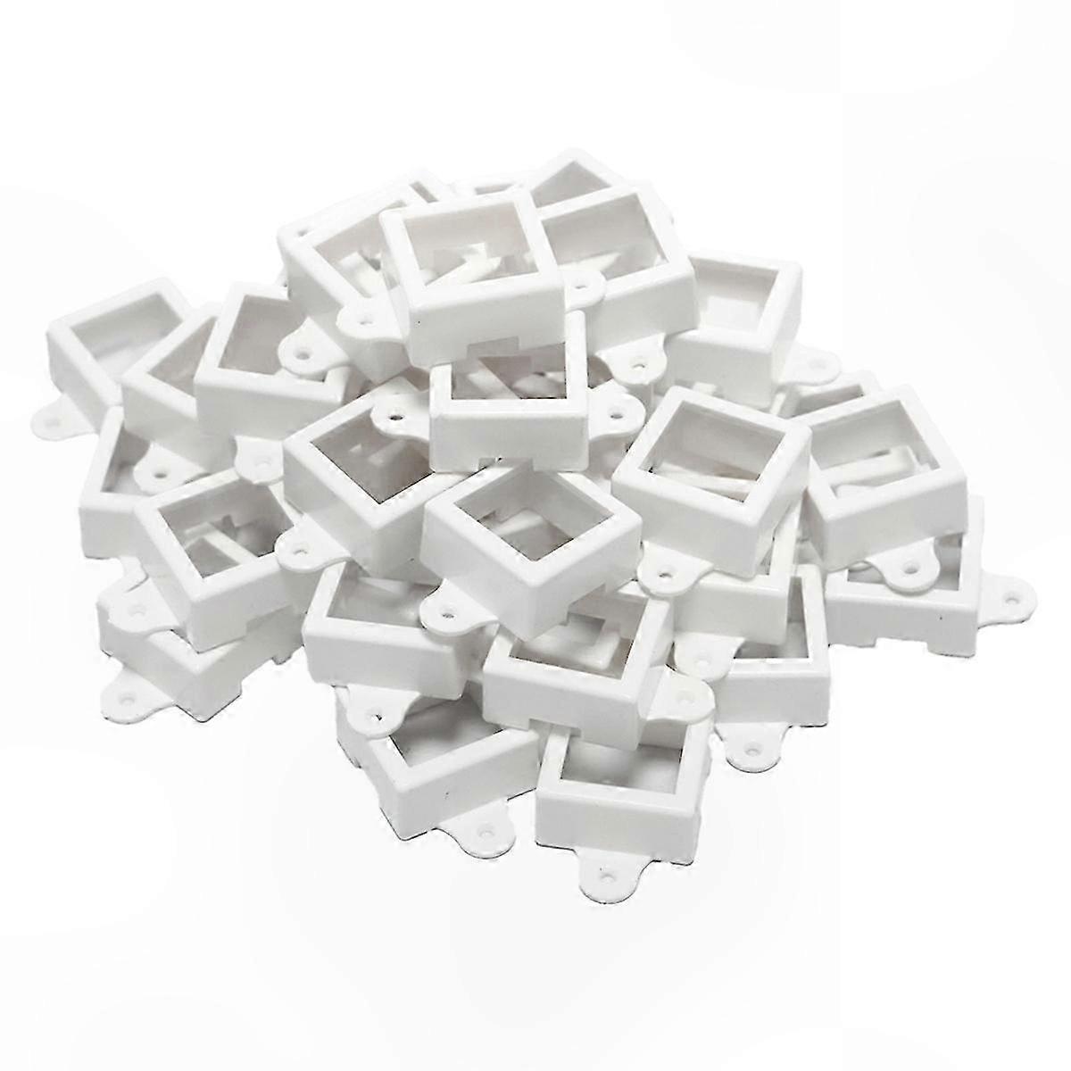 40-Pack Mounting Brackets for Outdoor LED Strip Lights, Compatible with Various Models