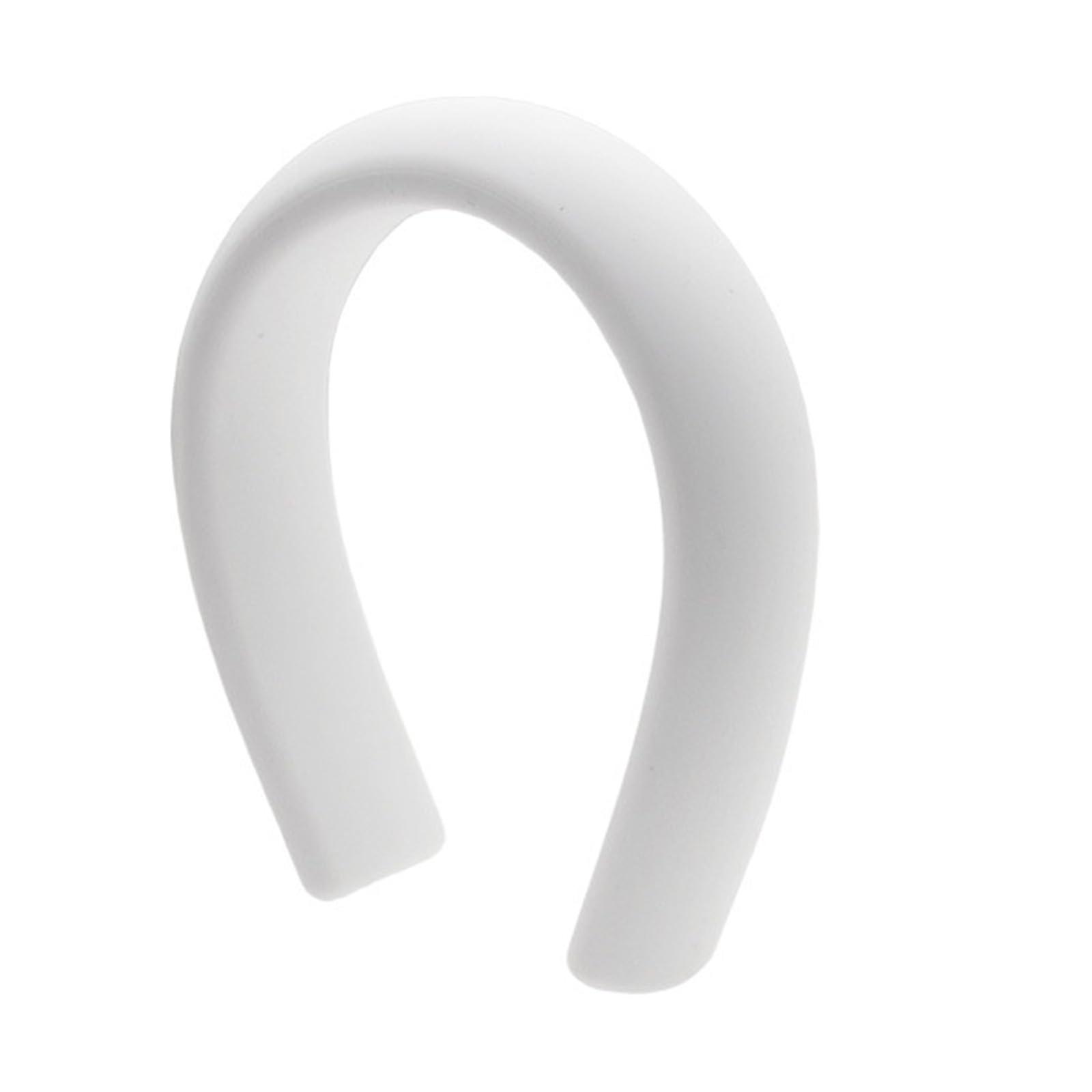 Freediving Neck Weight 1kg Adjustable Silicone for Pool and Depth Training Buoyancy Control White M