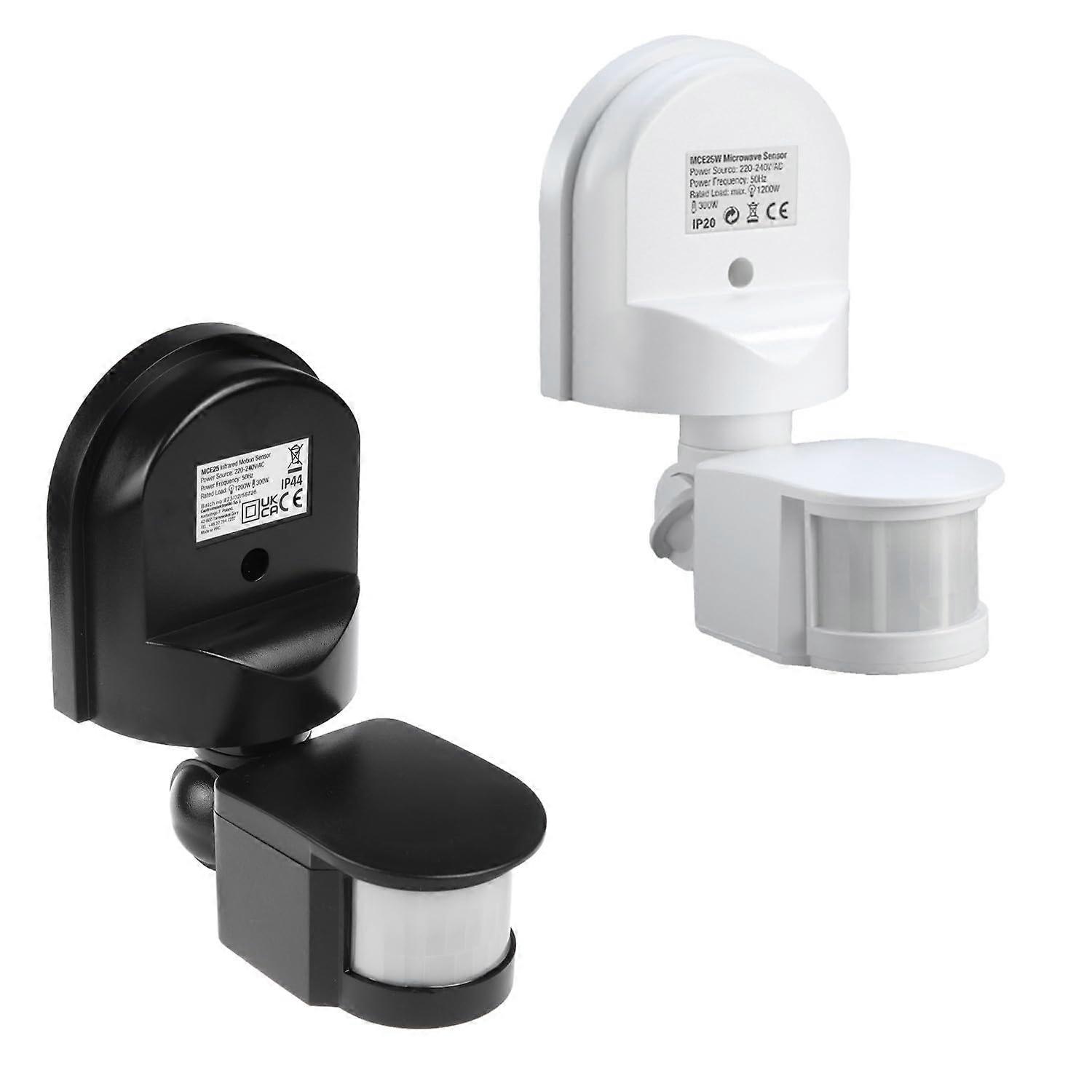 Outdoor Motion Sensor Light 180° Waterproof Wall Mounted Detector with Adjustable Timer Security