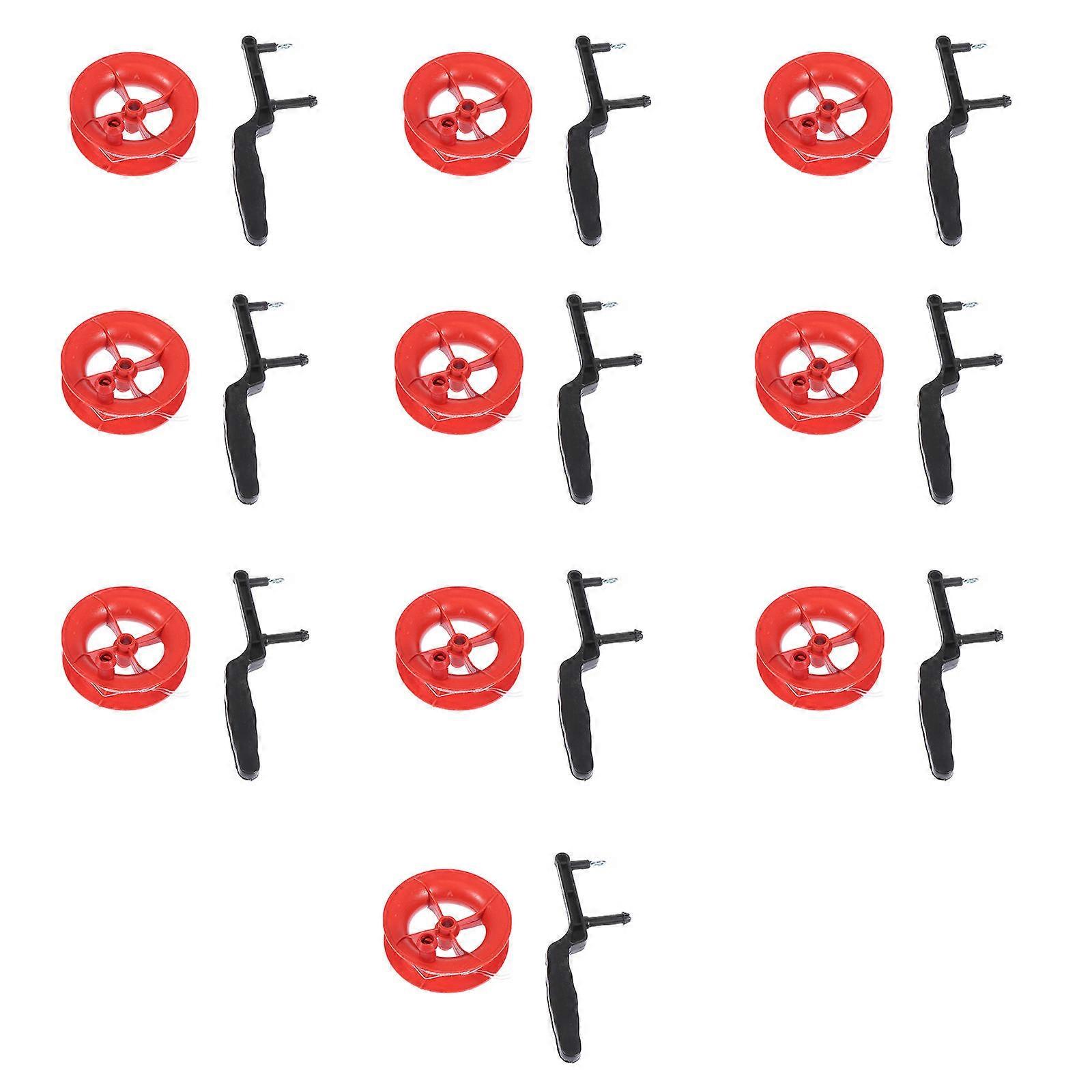 Reels for Kite Use 10Pcs Lightweight Plastic Wheels