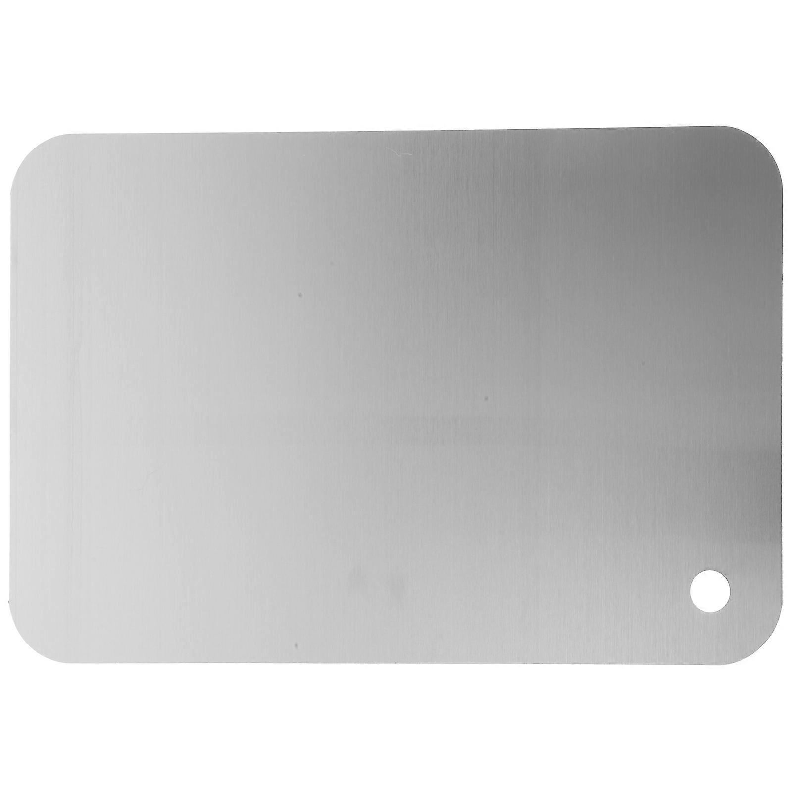 Stainless Steel Cutting Board for Kitchen Use Silver Cutting Mat