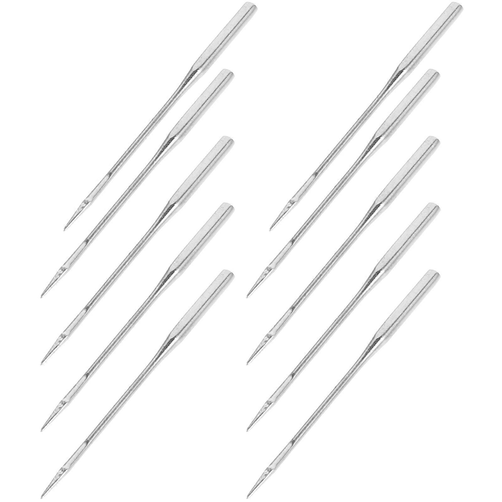 Sewing Machine Needles Silver 10Pcs for Reliable Stitching