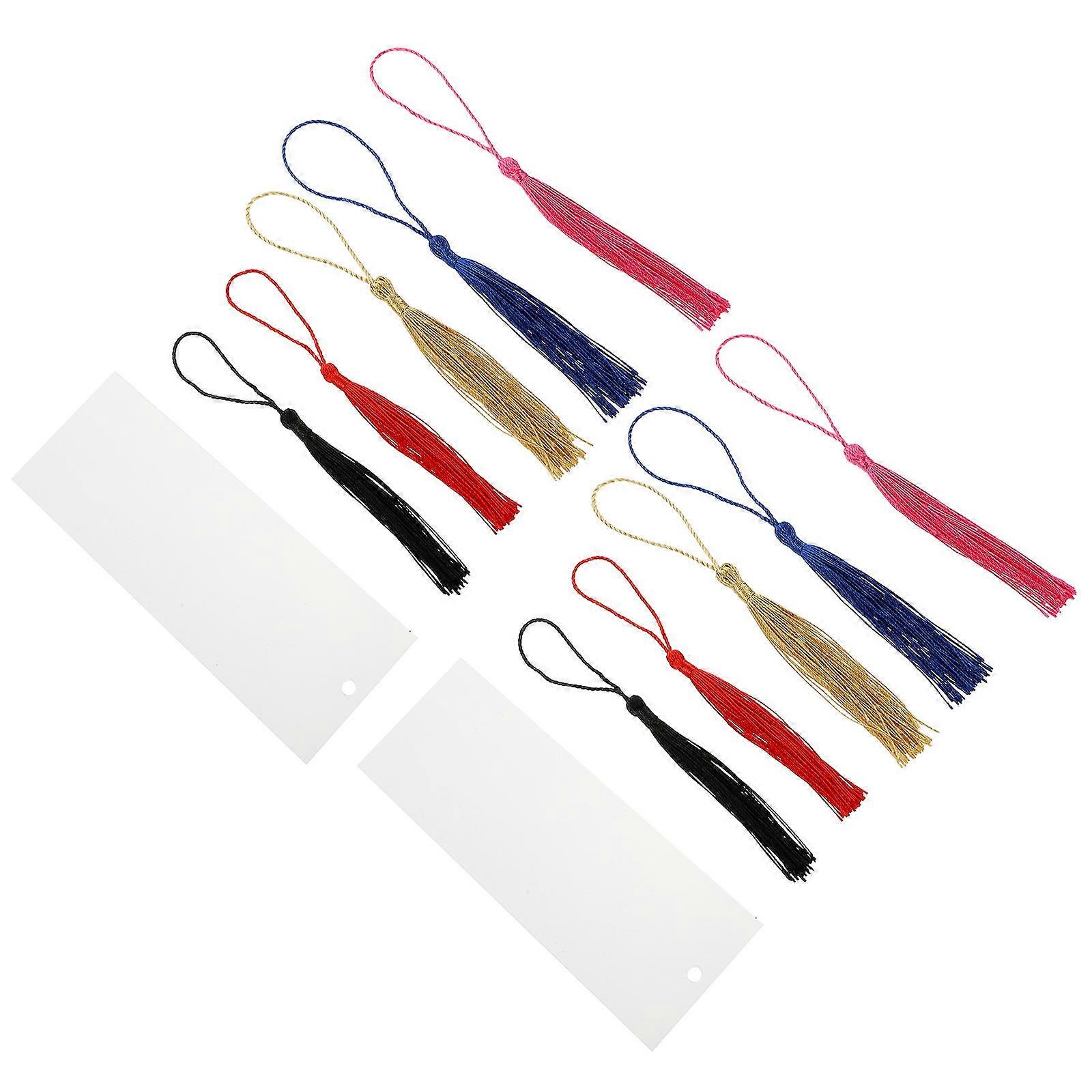 DIY Mini Bookmarks Rectangular Bookmarks for Decor 20Sets