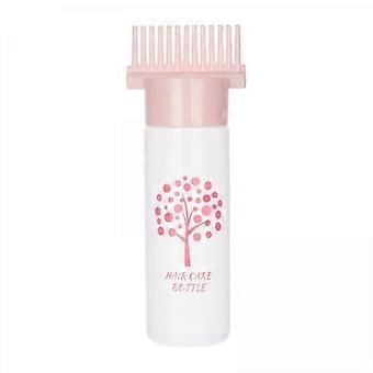 Hair Dye Applicator Bottle with Brush Comb, 180ml Root Touch Up Squeeze for Salon and Home