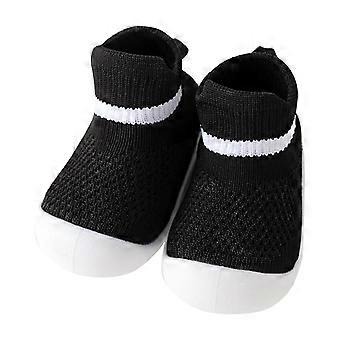 Babyschuhe, Babysockenschuhe, Lauflernschuhe, rutschfeste, atmungsaktive Hausschuhe mit weicher Gummisohle, Slip-on-Sneaker für Jungen und Mädchen von 6 Monaten bis 3 Jahren