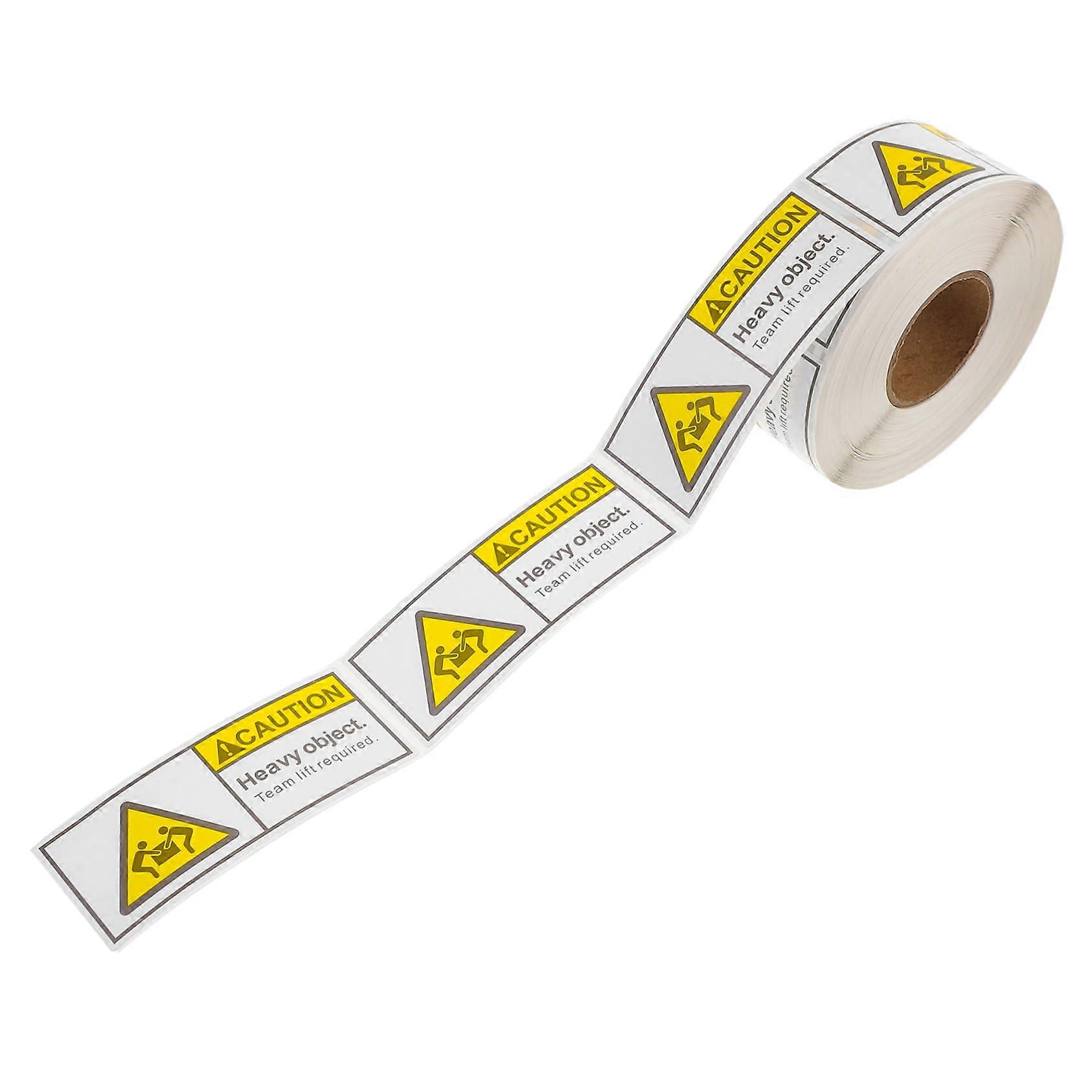 Heavy Package Warning Labels Roll   Adhesive  Stickers, Printer Compatible for Moving