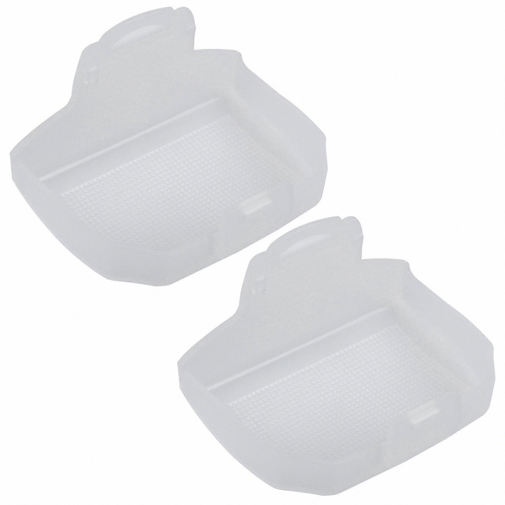2-Pack Flash Diffuser Bounce Cap for YN685 YN600EX-RT YN-660 Speedlight-Compatible Models