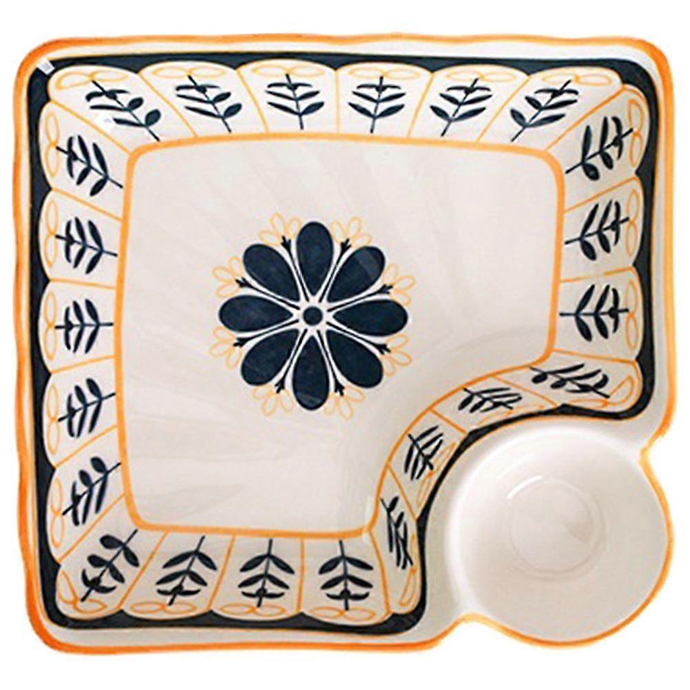 Convenient Sushi Dish Multi-Function Food Plate for Kitchen Use 3Pcs