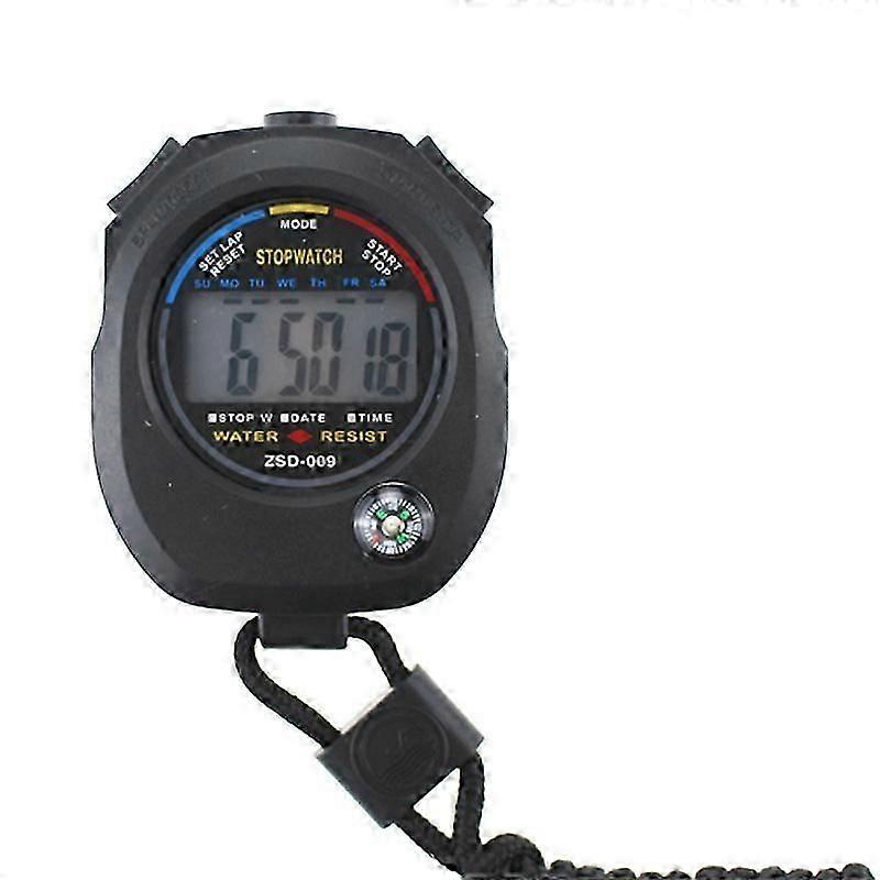 Sports Electronic Digital Stopwatch Timer - Interval Timer with Large Display 5Pcs