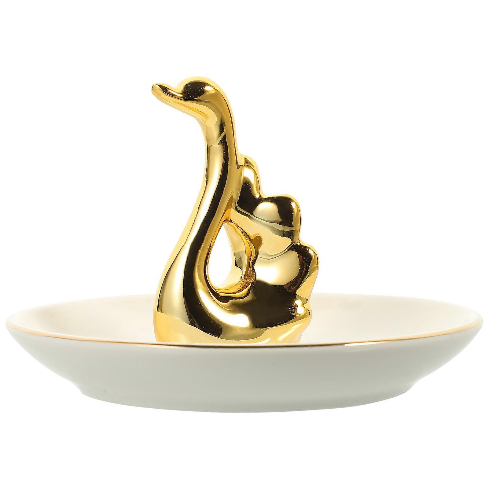 Ceramic Ring Holder Key Tray for Storage Use Ceramic Key Tray