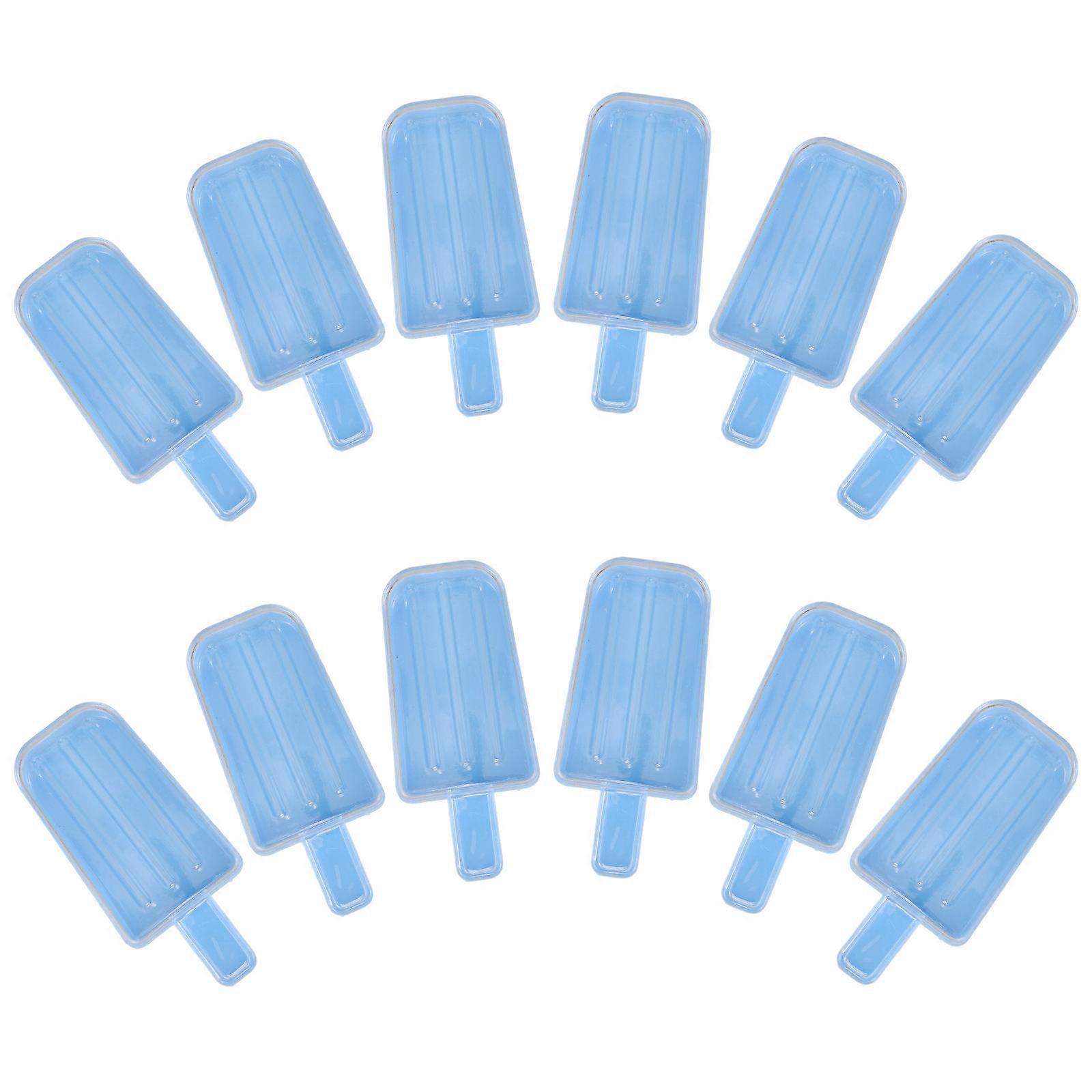 60Pcs Plastic Ice Cream Shape Candy Box for Storage Candy Containers