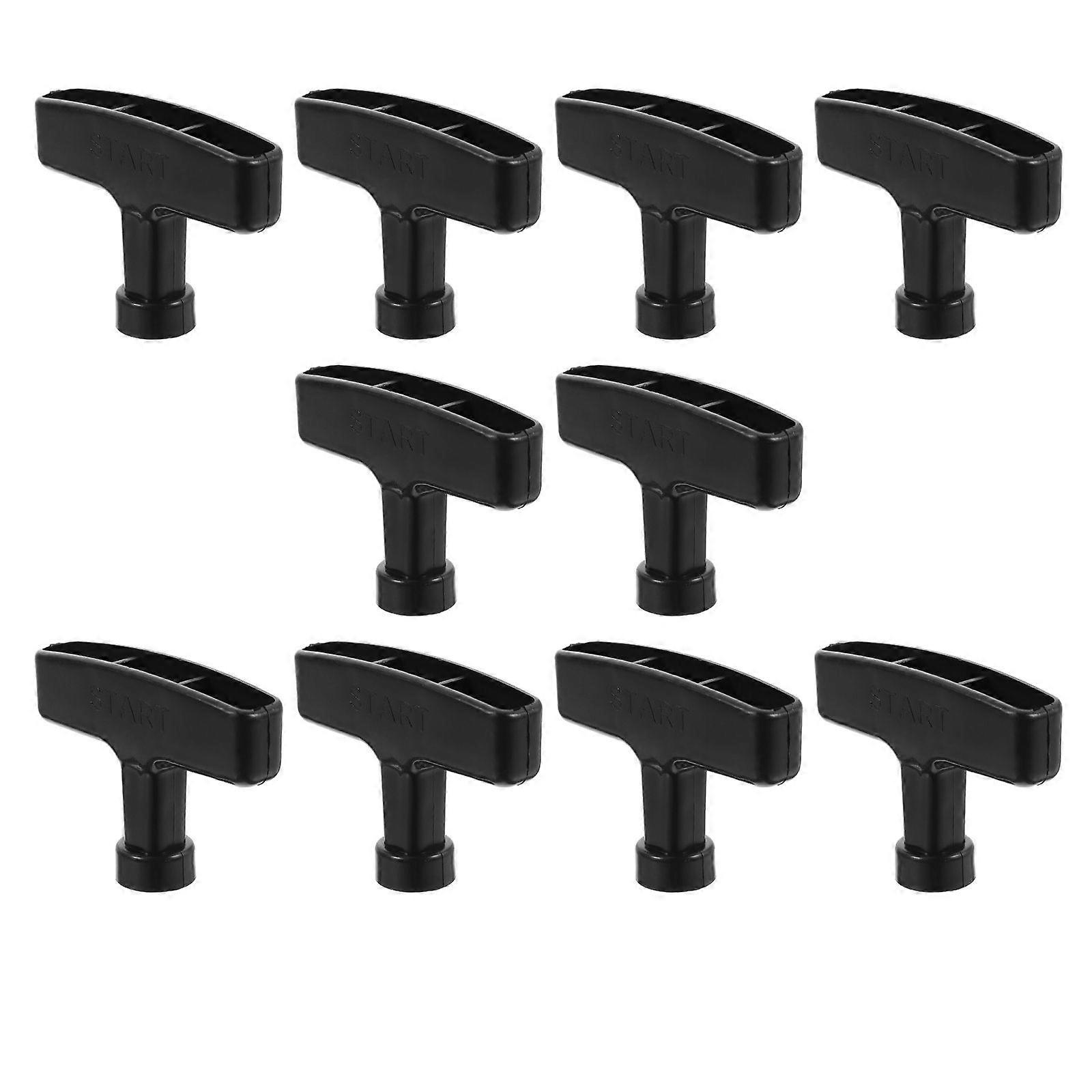 10pcs Pulling Starter Handle Replacement Starter Handle Engine Starter Handle Small Gasoline Engine Accessories Compatible With Gx160