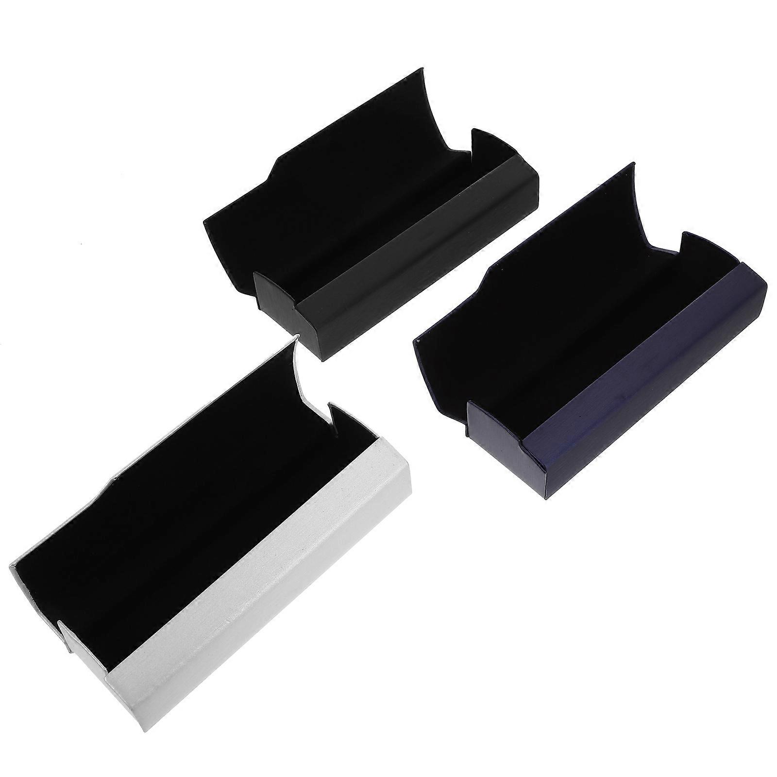 Portable Glasses Case Eyeglasses Box for Storage 3Pcs Set