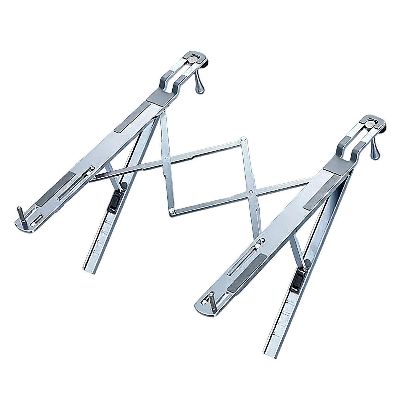 Multiple Angle Adjustable In Car Steering Wheel Notebook Holder With Quick Release For Easy Storage  Silver