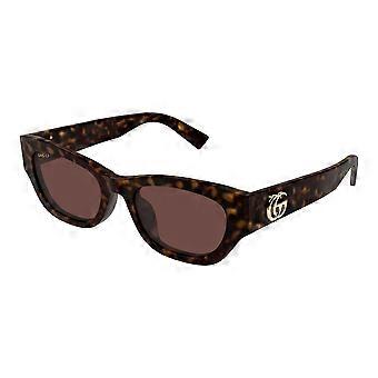 Gucci GG1954SA Asian Fit 002 Vollrand-Sonnenbrille Schildpatt Damen Cat-Eye UV2 Original