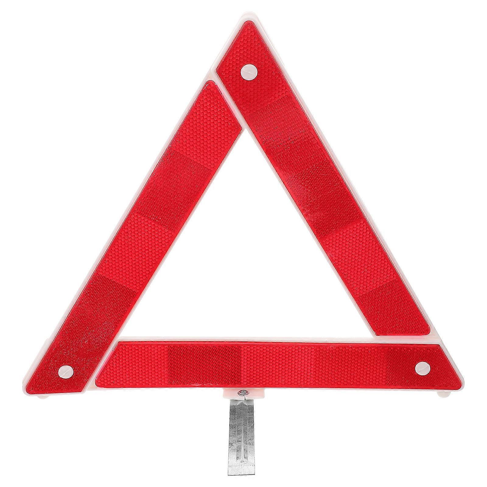 Car Emergency Reflective Triangles Warning Triangle Light with 2Pcs Foldable Tripod