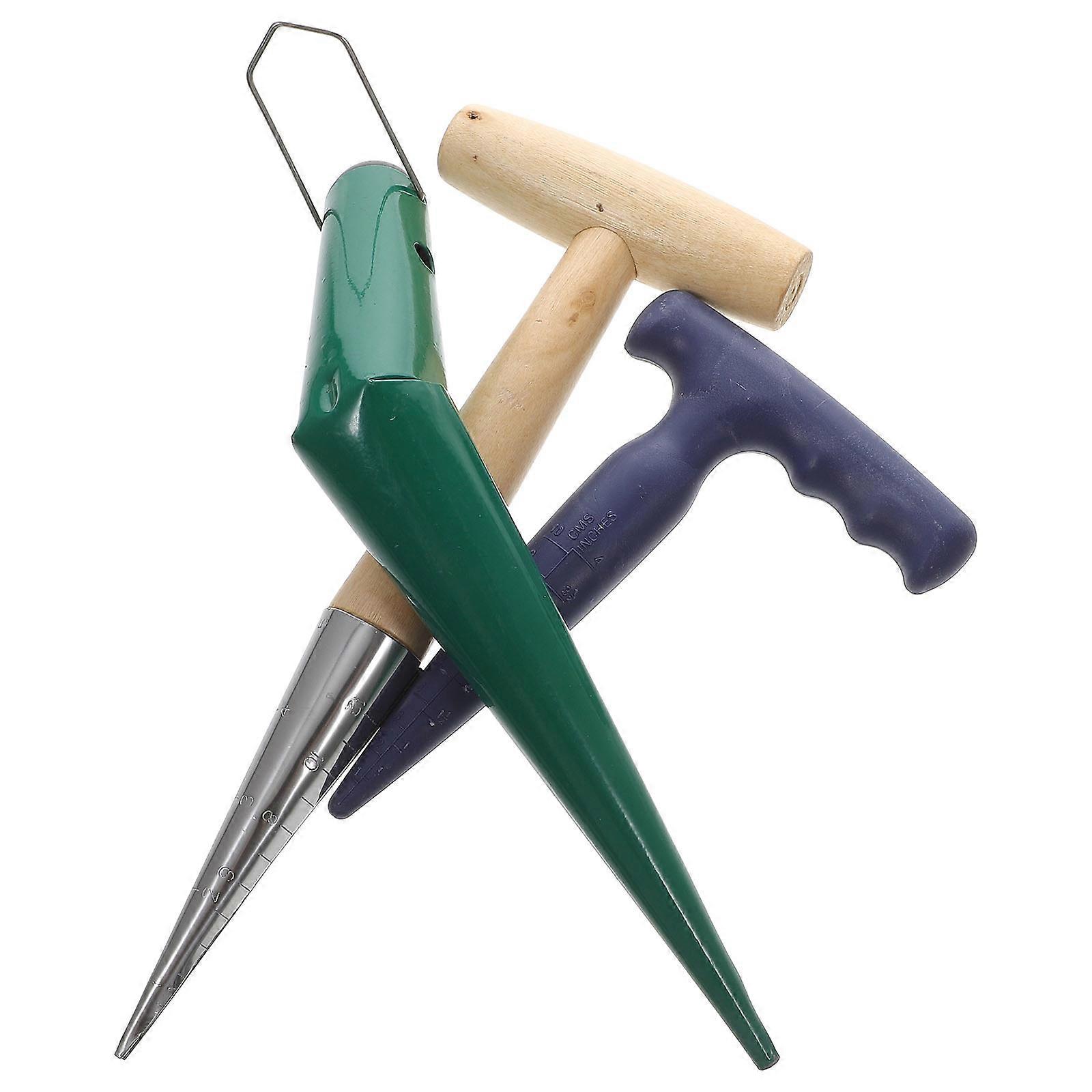 Garden Dibber 1Set Handheld Soil Digger Tool for Efficient Planting