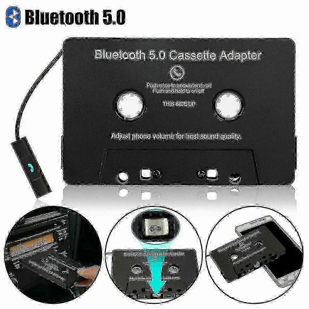 Car Bluetooth Cassette Player with Aux Input Compatibility