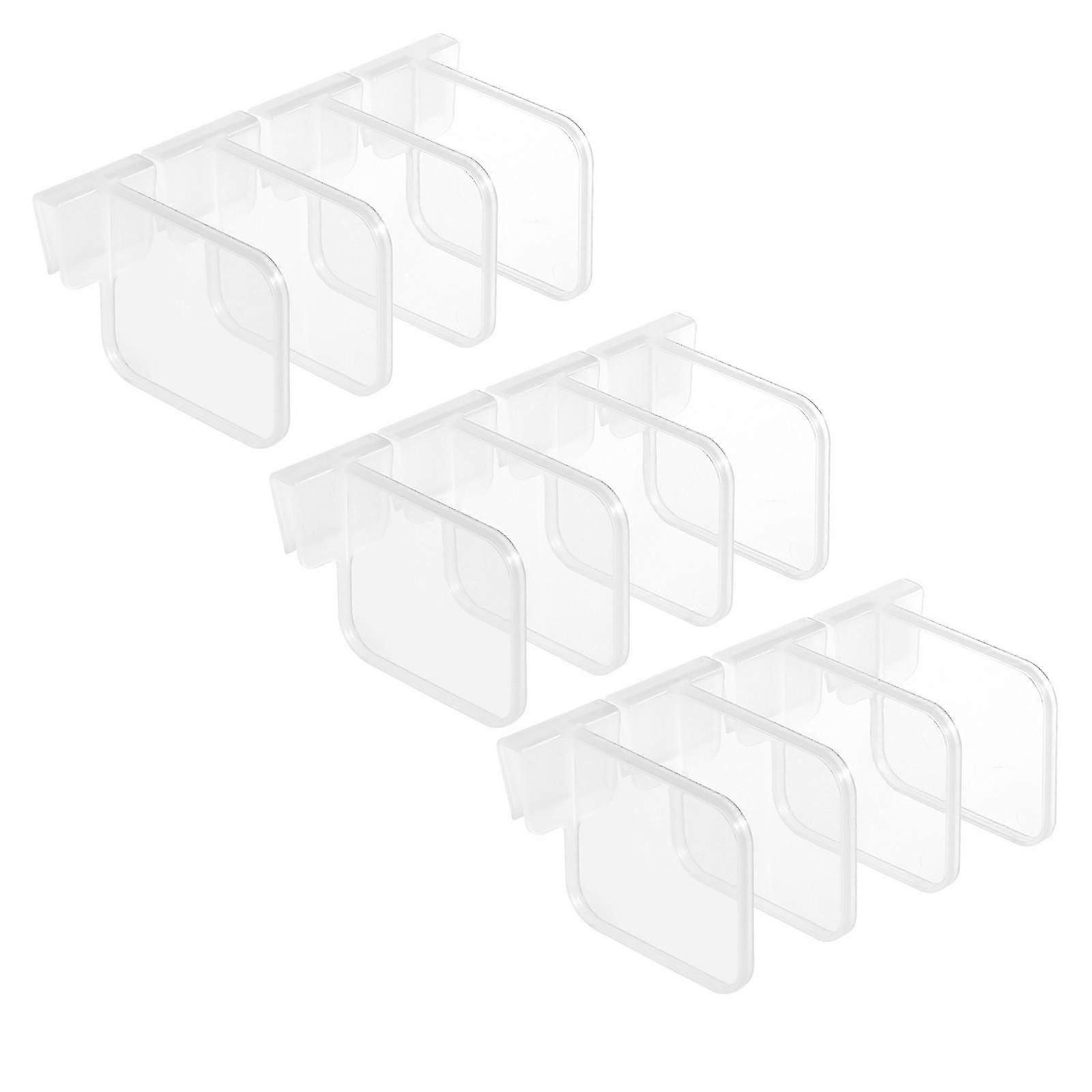 Fridge Space Allocator Refrigerator Divider Baffle Removable Buckle