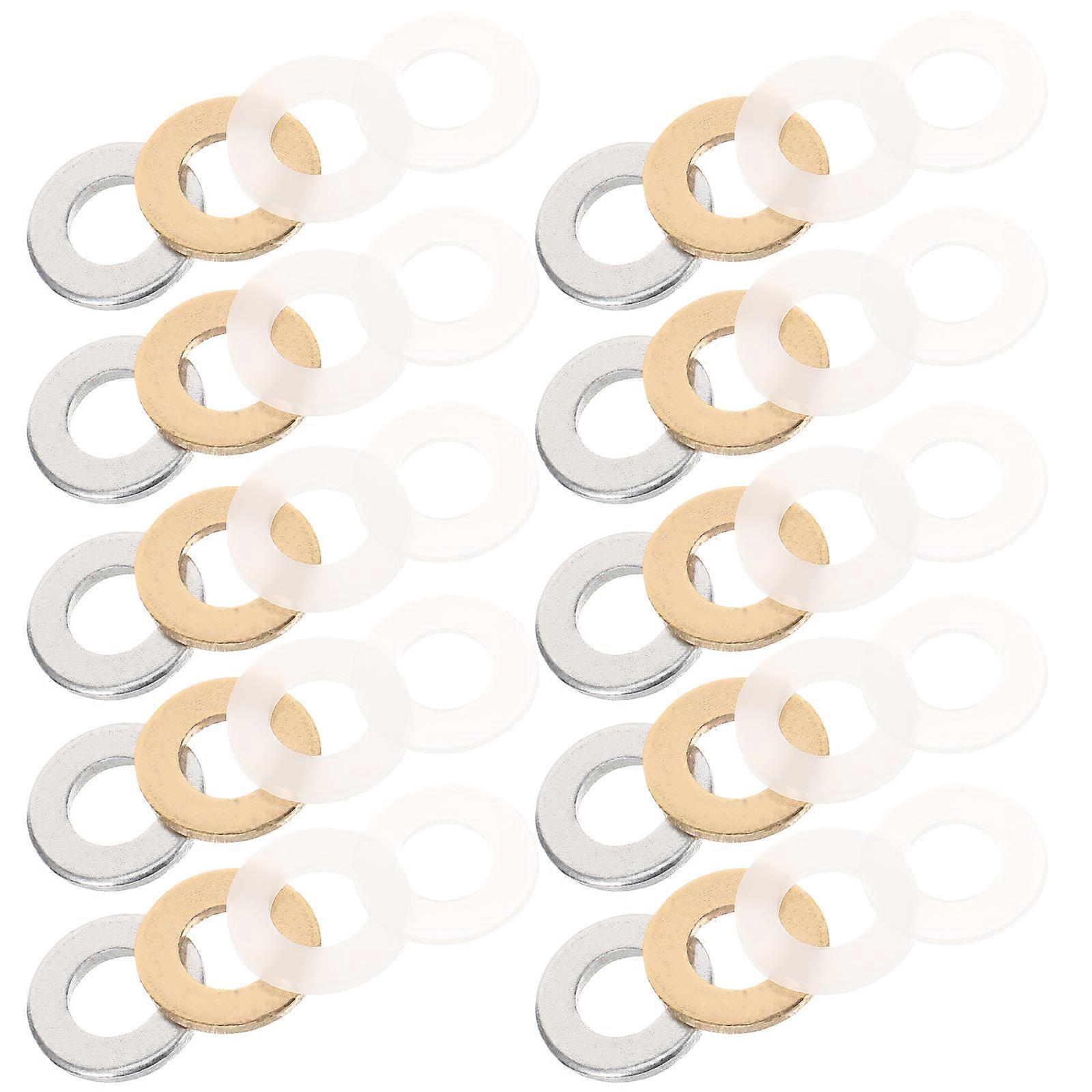 Assorted Washers Kit 1 Set Flat Washers For Repairs Assorted Color Prevent Leakage