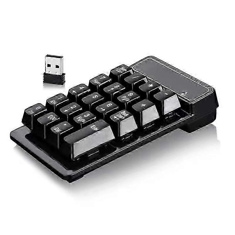 Small-size Usb Wired Numeric Keypad 19 Keys Digital Keyboard Compatible with Laptop Notebook Tablets