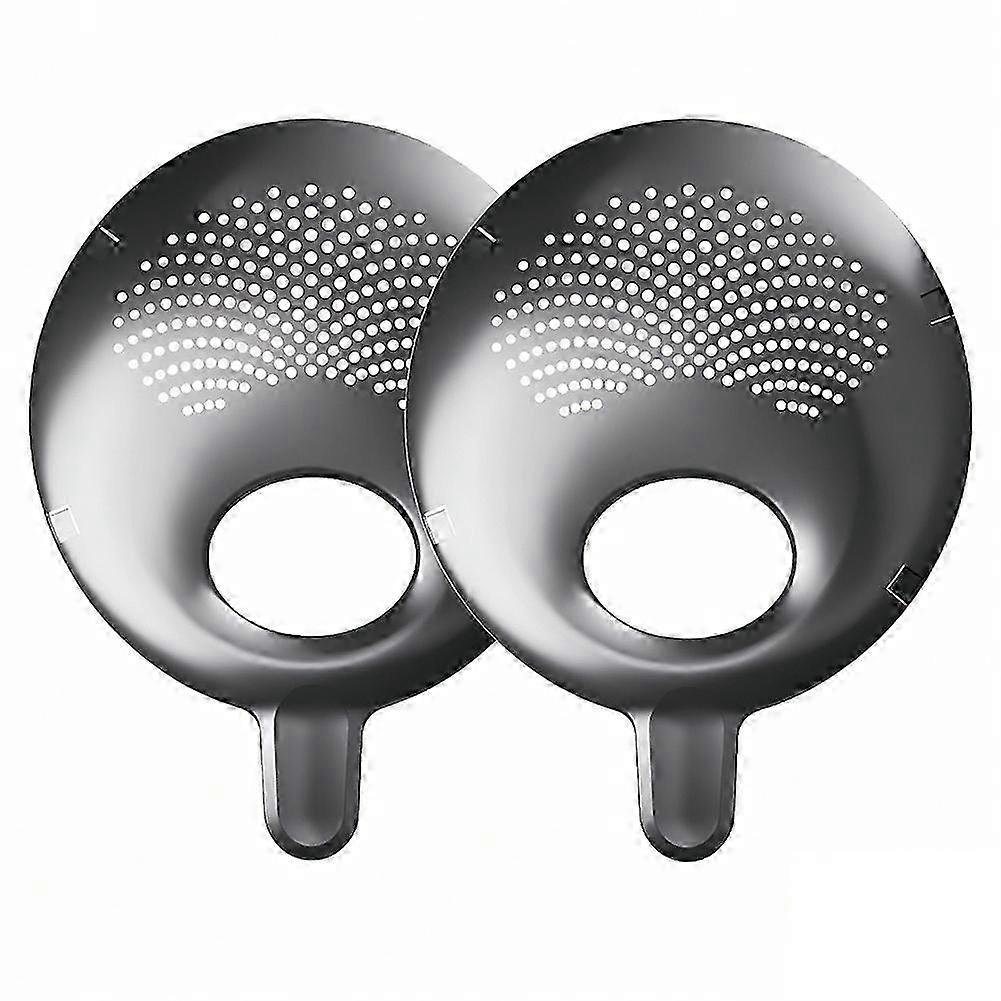 2Pack Pasta Strainer Lid Set compatible with Kitchen Multifunctional Food Processor Accessories Small Kitchen Tools / Strainer Lid