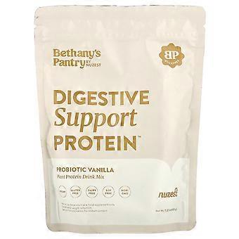 Nuzest, Digestive Support Protein™, Plant Protein Drink Mix, Probiotic Vanilla , 15.87 oz (450 g)