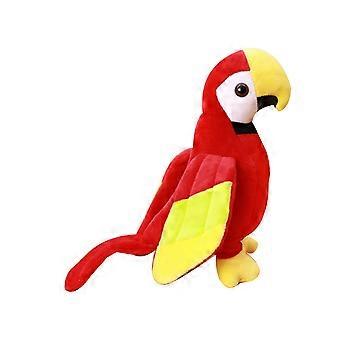 Perroquet en peluche coloré, jouet de décoration, 1 pièce.