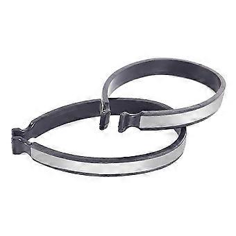 Cycling Trouser Clip Ankle Cuff Wrap Reflective Safety Accessory for Night Bicycling,x