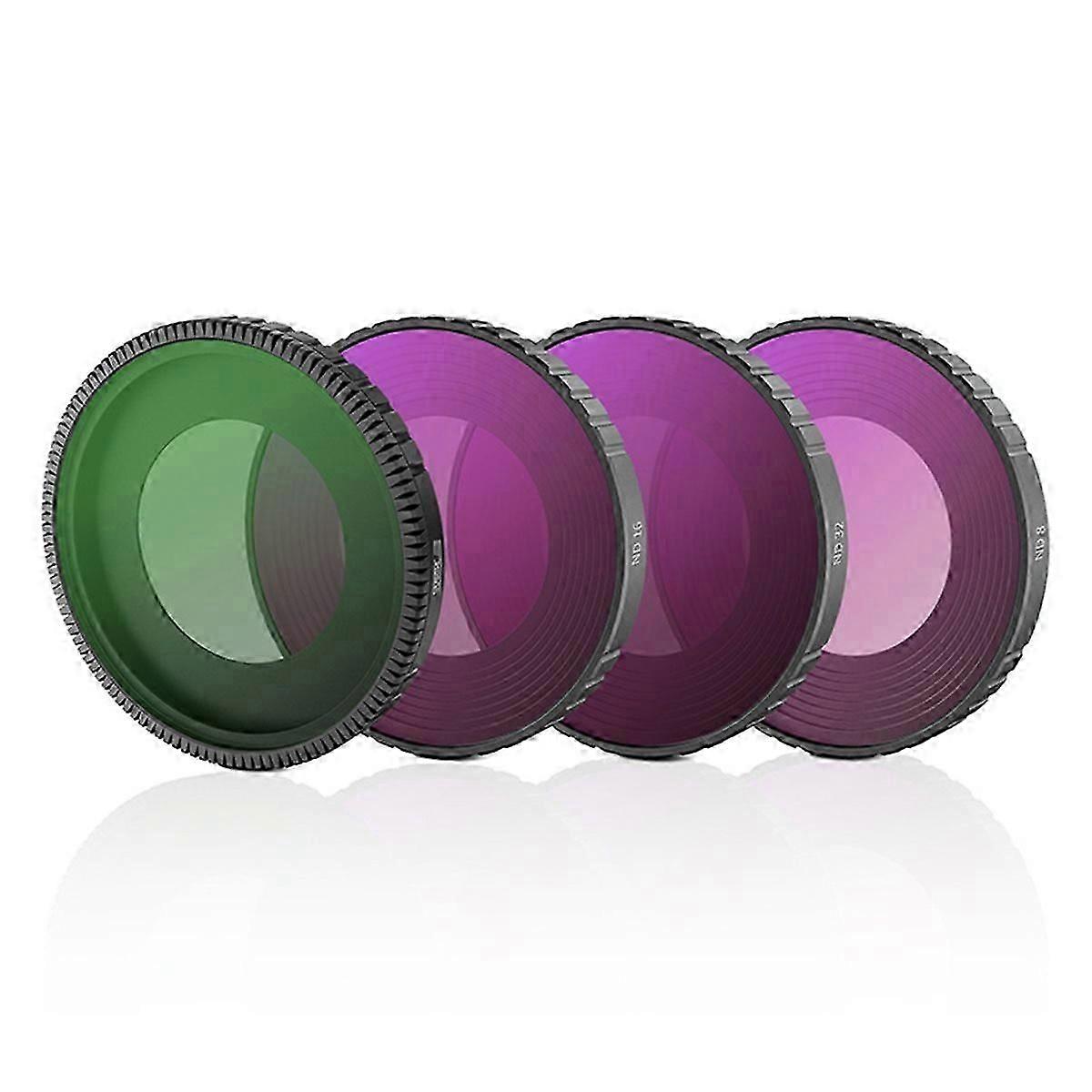 Adjustable ND Filter Set CPL ND8/16/32 Kit Compatible with Action Camera
