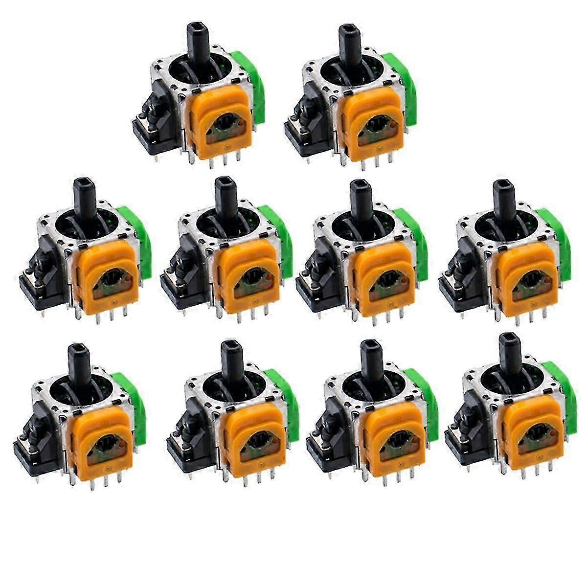 10PCS for Hall Electromagnetic Joystick Potentiometer High Precision Adjustable Electromagnetic IC Joystick