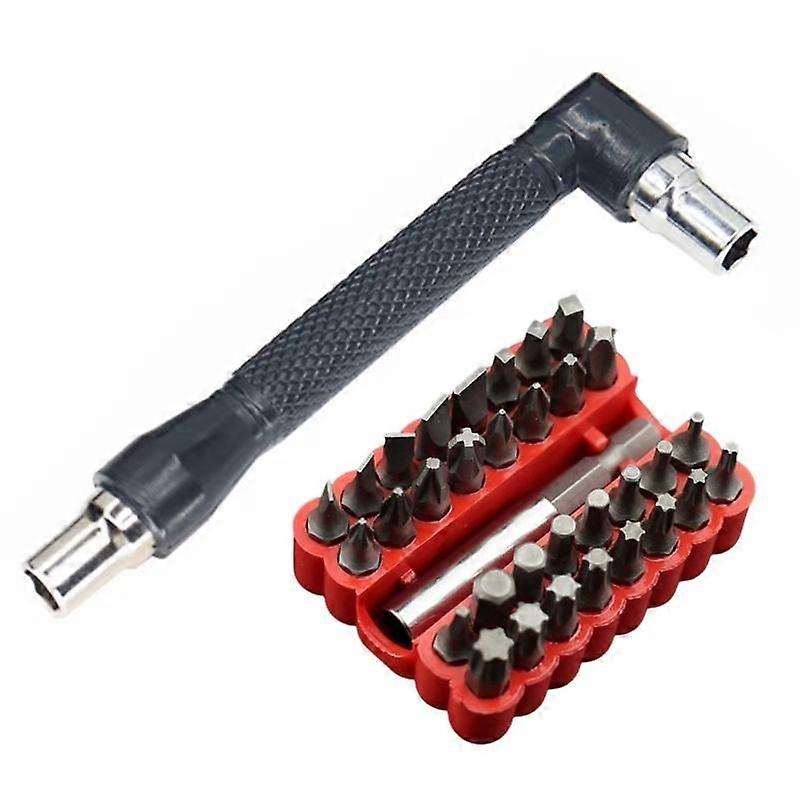 Double Head L Shaped Mini Socket Wrench 1/4inch Screwdriver Bits Set Hexagonal Star Spanner Screwdriver Bits Holder
