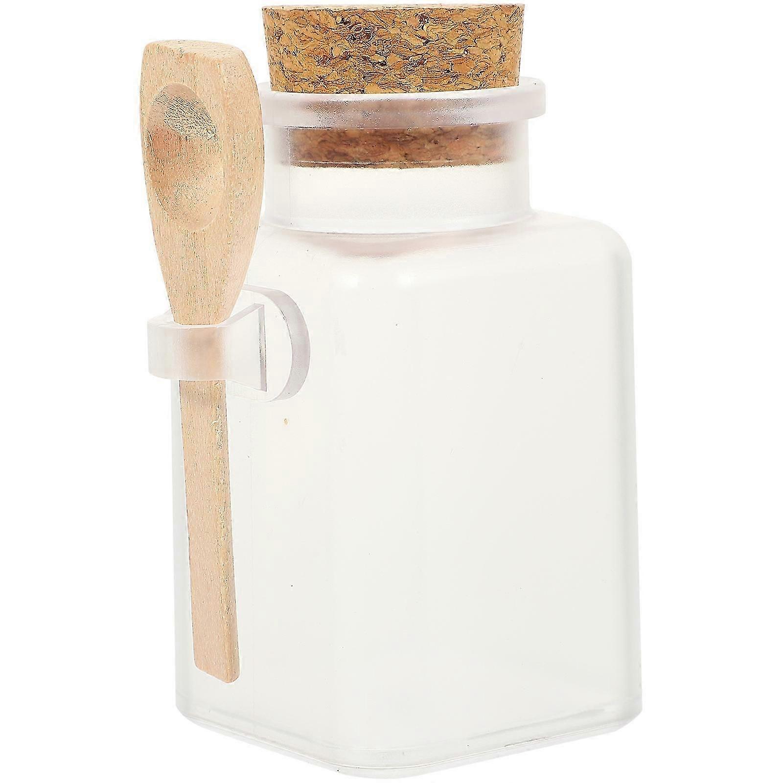 Empty Bath Salt Storage Bottles with Spoon, 12 Pieces
