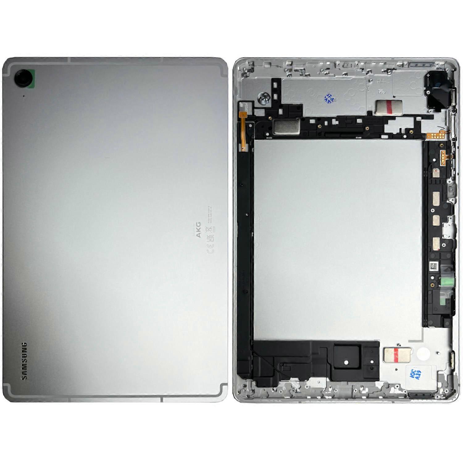 Battery cover for Samsung Galaxy Tab S9 FE GH82-32604B Silver replacement part