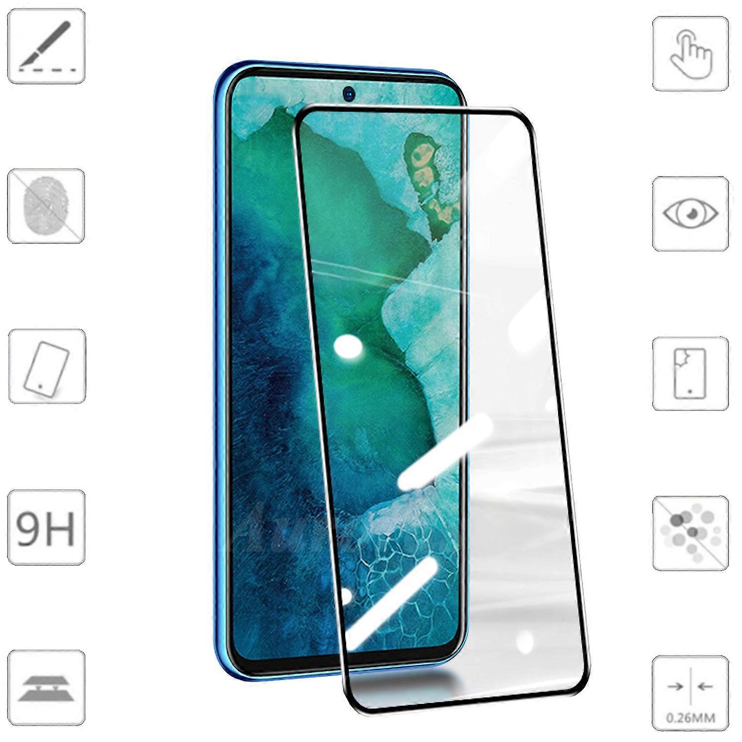 For Motorola Moto G75 5G 1x 3D Premium Display Full H9 0.3mm Tempered Glass Film Protector