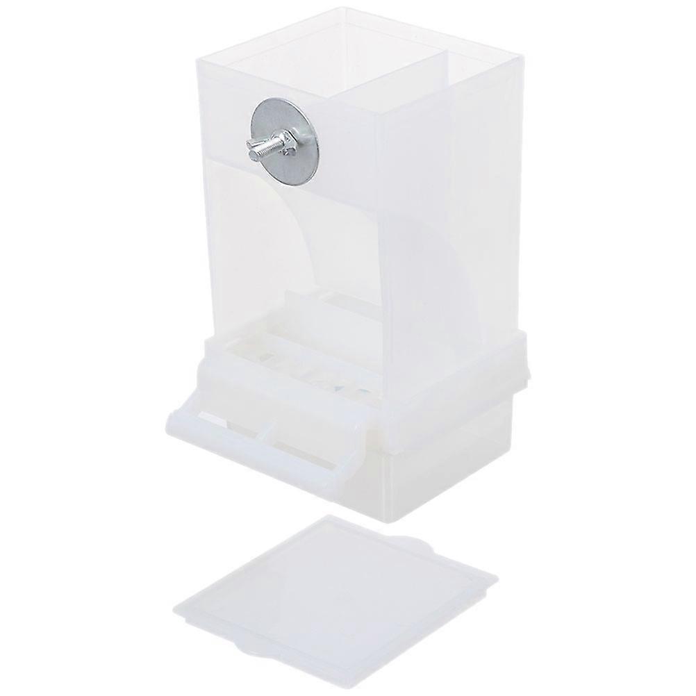 Clear Bird Feeder Automatic Water Dispenser for Parakeet Feeder