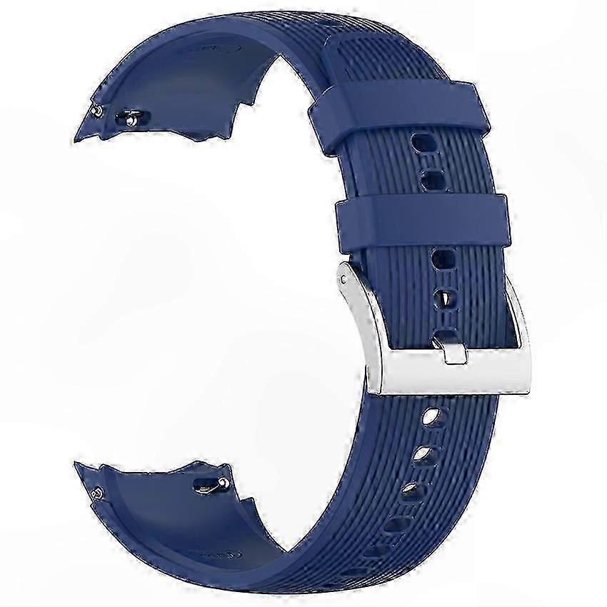Blue Silicone Replacement Strap for Smartwatch-Compatible Models