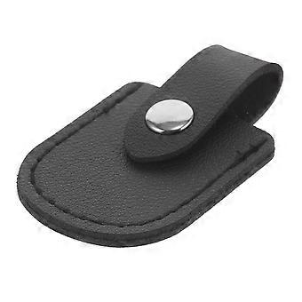 Nail Protector Cuticle Nipper Cover for Manicure Use Black PU