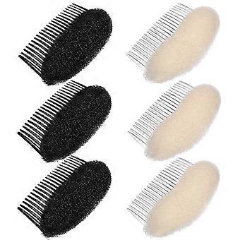 6 Pcs Bangs Hair Clip Hair Base Sponge Hair Sponge Updo Hair Inserts Thin Hair Ponytail Holder