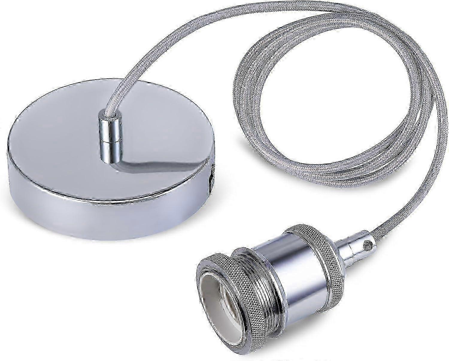 Moderne Retro-Pendelleuchte aus Chrom